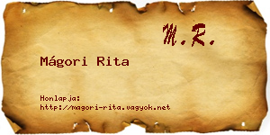 Mágori Rita névjegykártya